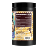 Anabolic Warfare Pump N Grow, Ballistic Berry Lemonade, back label with Supplement Facts panel.